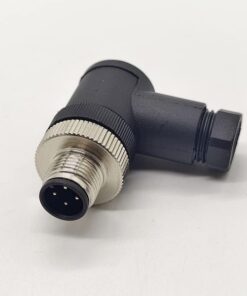 سوکت سنسور چینی ، قطر 12 ، 4 پین ، نرگی ، نود درجه